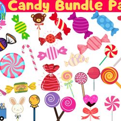 30 candy svg bundle ,printable lollipop png
