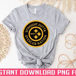 straight outta steeler nation png files for sublimation
