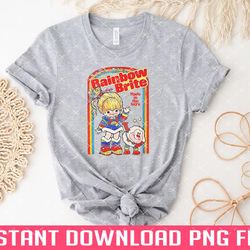 rainbow brite made in the 80s png files for sublimation