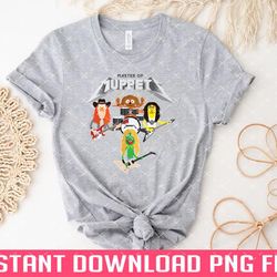 master of muppets 2 muppets as metallica band png files for sublimation