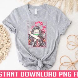 nezuko demon slayer png files for sublimation