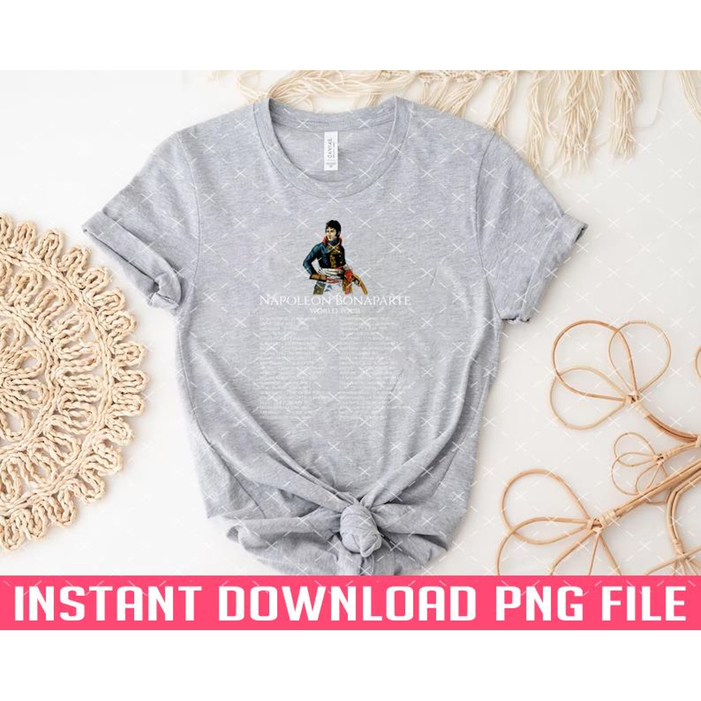 TT1101241971-Napoleon Bonaparte World Tour Napoleonic Wars History PNG files for sublimation.jpg