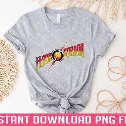 flash gordon savior of the universe white outline png files for sublimation