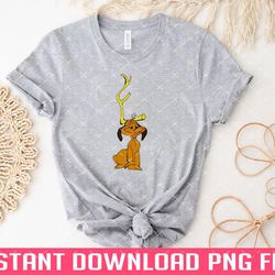 how the grinch stole christmas with max png files for sublimation