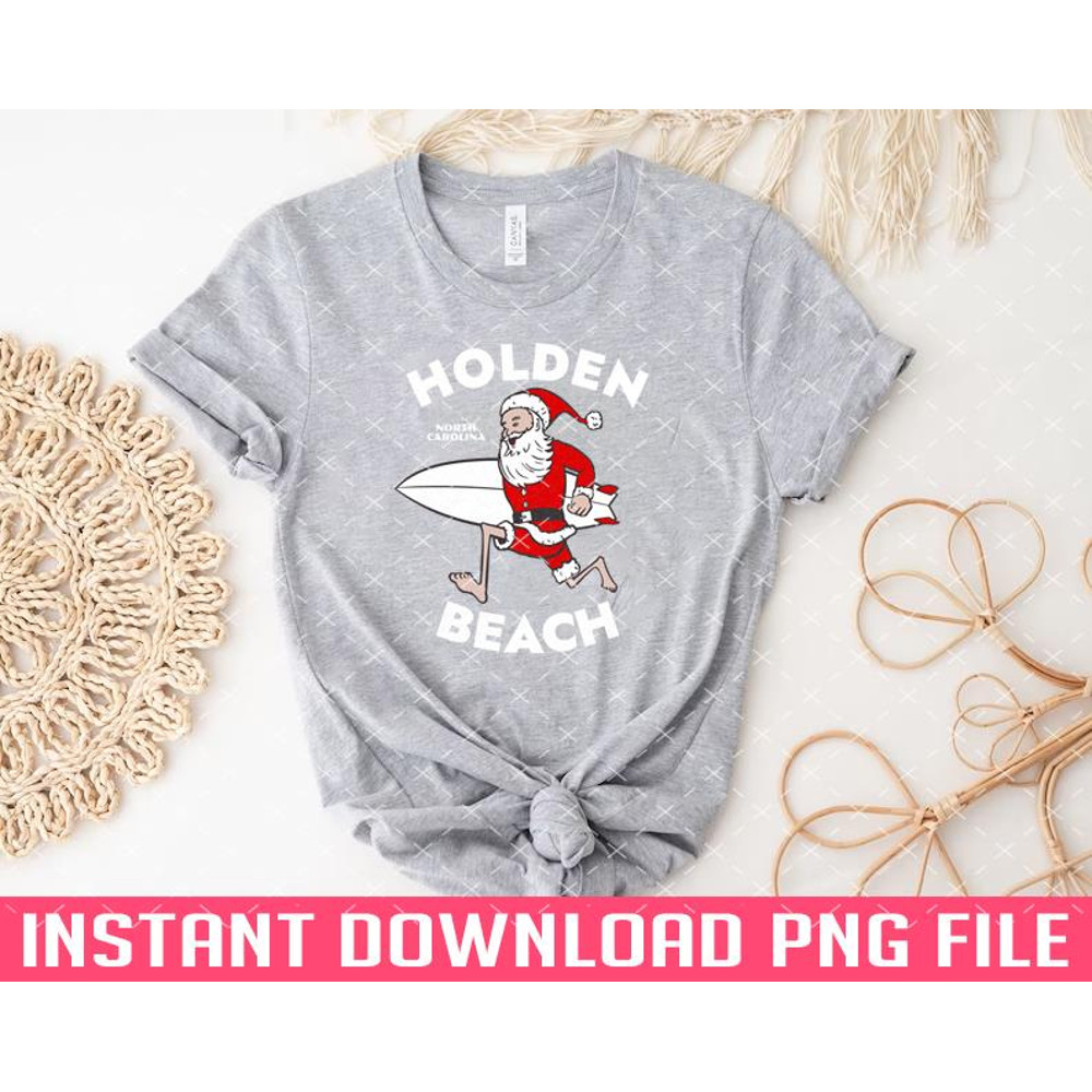 TT1101242936-Holden Beach NC Christmas Vacationing Skiing Santa PNG files for sublimation.jpg