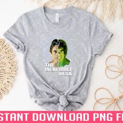 incredible hulk with title png files for sublimation