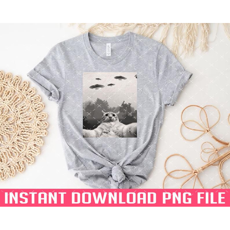 TT1101243222-Funny Cat Selfie with UFOs PNG files for sublimation.jpg