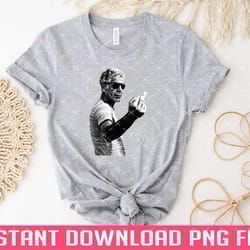 anthony bourdain middle finger pose png files for sublimation