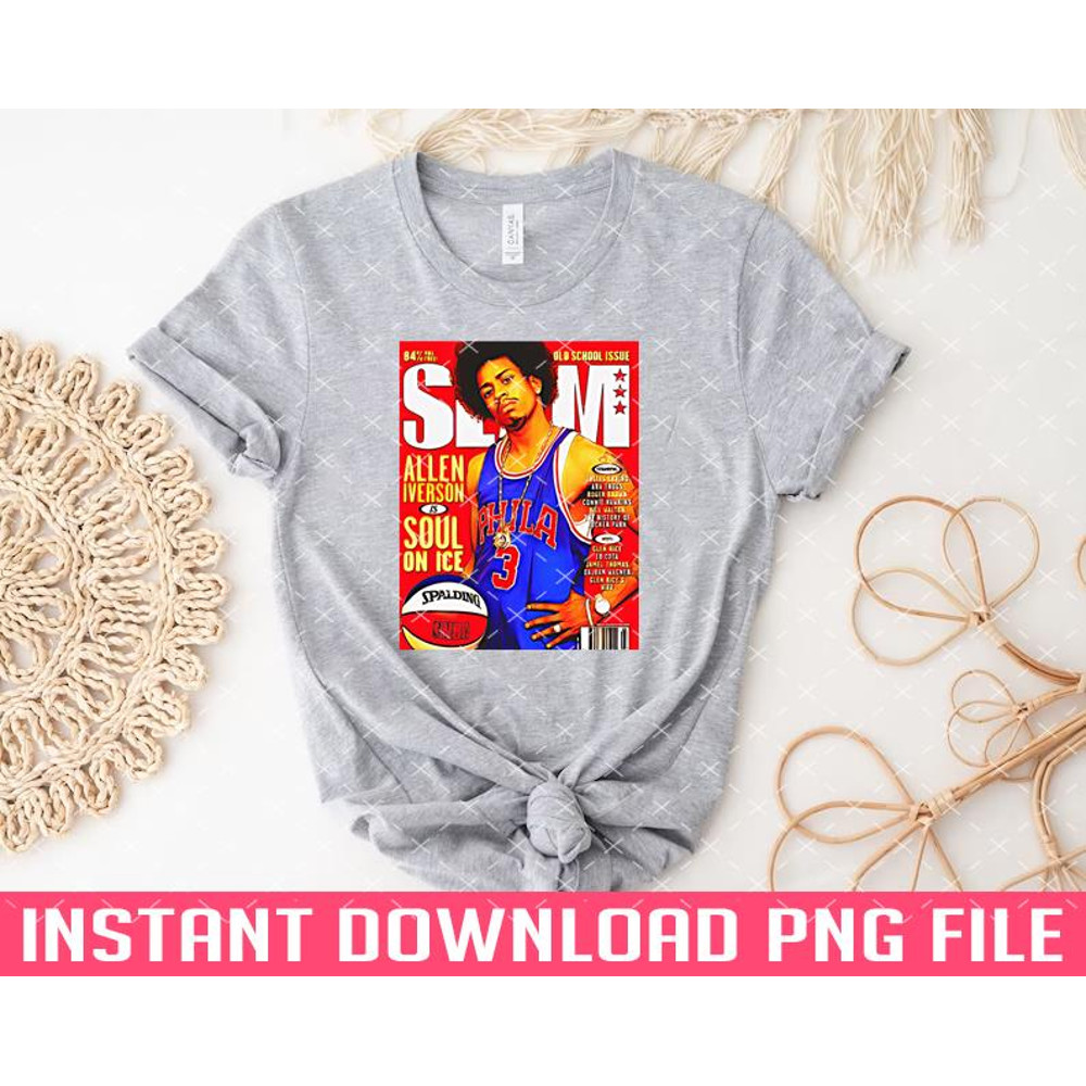 TT1101244361-Allen Iverson Slam Cover PNG files for sublimation.jpg