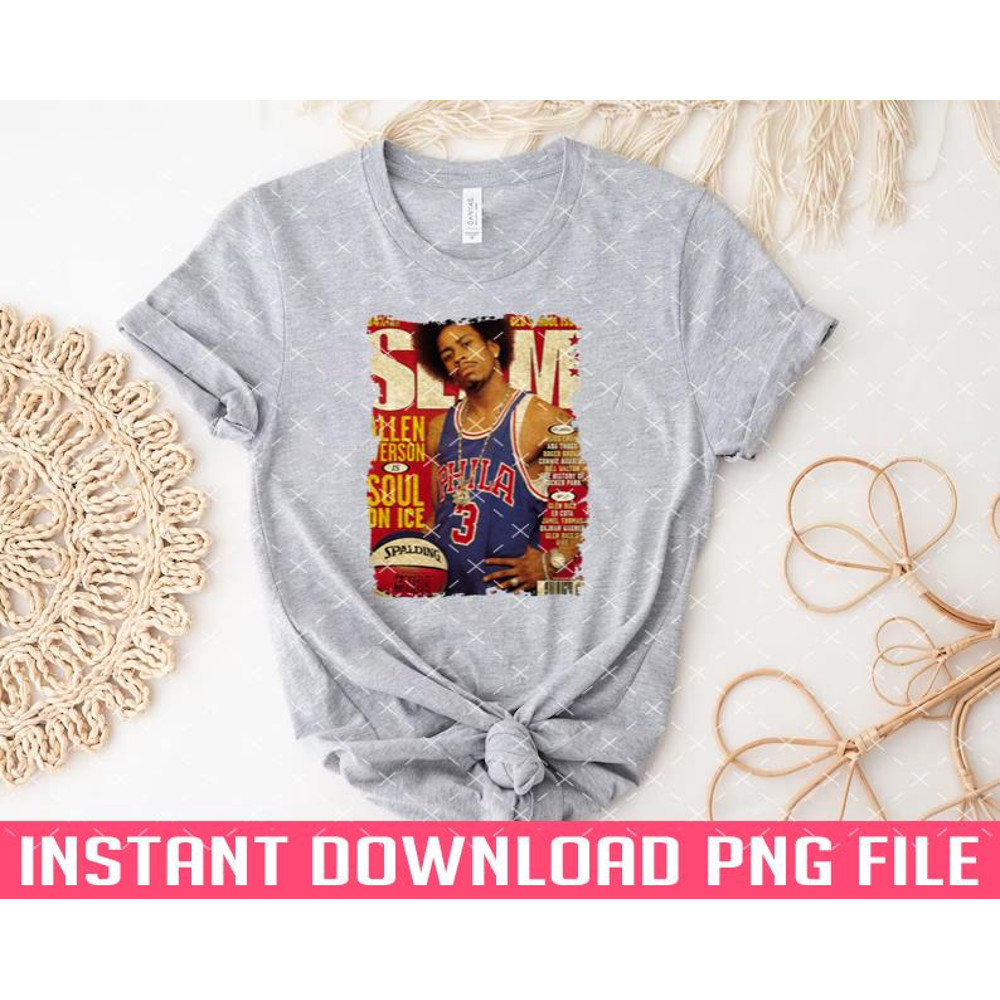 TT1101244362-Allen Iverson Slam Cover 3 PNG files for sublimation.jpg