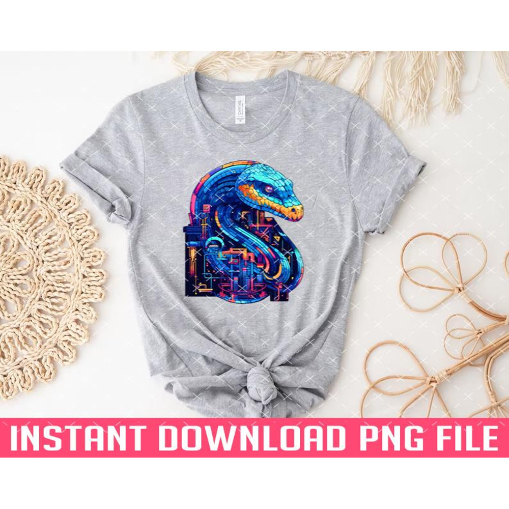 TT1101243712-Cyber Snake Techno Viper of a Digital Realm PNG files for sublimation.jpg