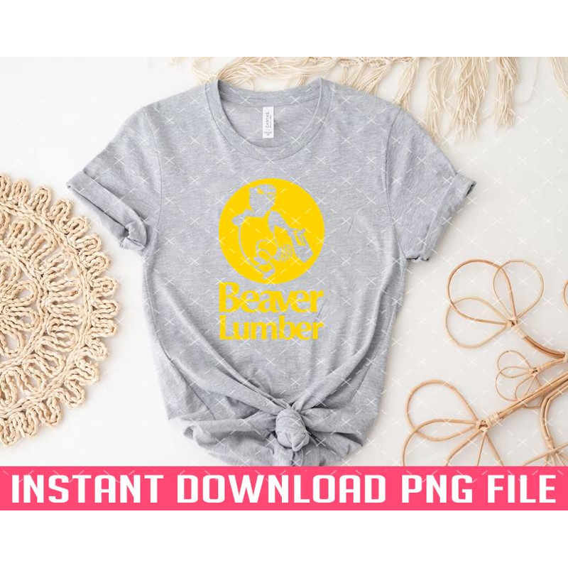 TT1101244185-Beaver Lumber Yellow Logo PNG files for sublimation.jpg