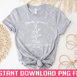 browns christmas tree farm png files for sublimation