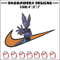 Beerus x nike Embroidery Design, Dragonball Embroidery, Embroidery File, Nike Embroidery, Anime shirt, Digital download.jpg