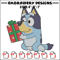Bluey gift Embroidery Design, Bluey Embroidery, Embroidery File, Chrismas Embroidery, Anime shirt, Digital download.jpg