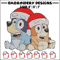 Bluey x Bingo Embroidery Design, Bluey Embroidery, Embroidery File, Chrismas Embroidery, Anime shirt, Digital download.jpg