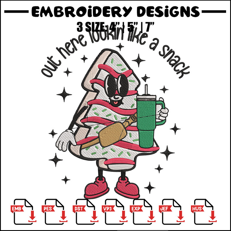 Boojee Out Here Embroidery Design, Boojee Embroidery, Embroidery File, Chrismas Embroidery, Anime shirt,Digital download.jpg