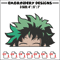 Deku Peek Embroidery Design, Mha Embroidery, Embroidery File, Anime Embroidery, Anime shirt, Digital download..jpg