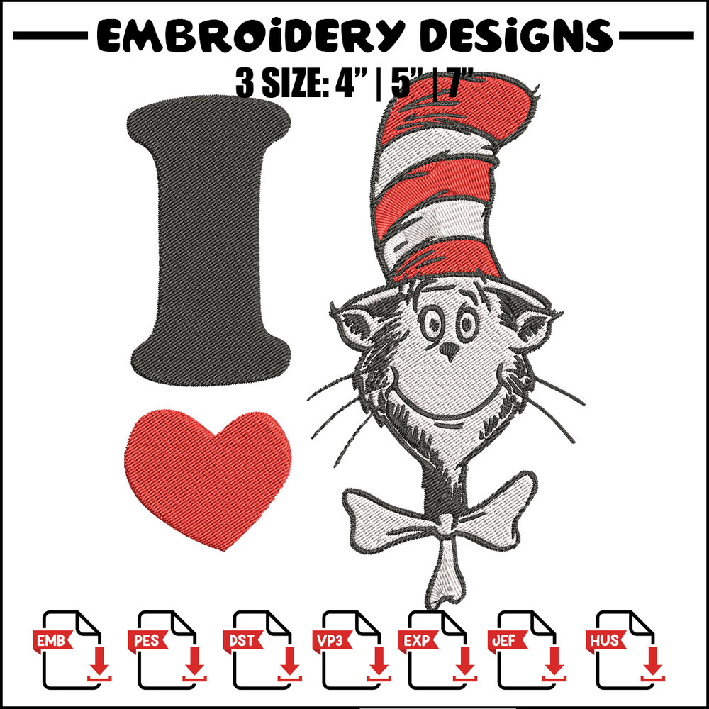 Dr seuss Love Embroidery Design, Dr seuss Embroidery, Embroidery File, logo shirt, Embroidery logo, Digital download..jpg