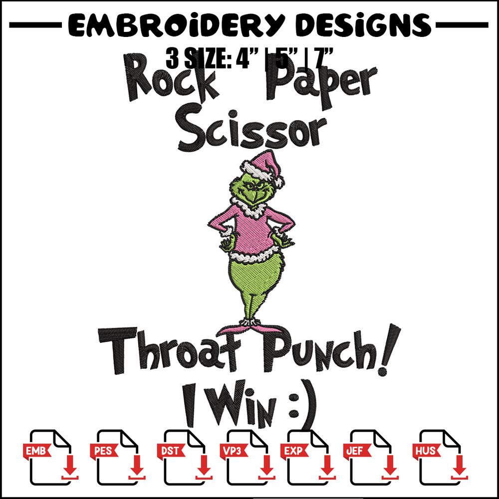 Grinch Embroidery Design, Grinch Embroidery, Embroidery File, Chrismas Embroidery, Anime shirt, Digital download.jpg