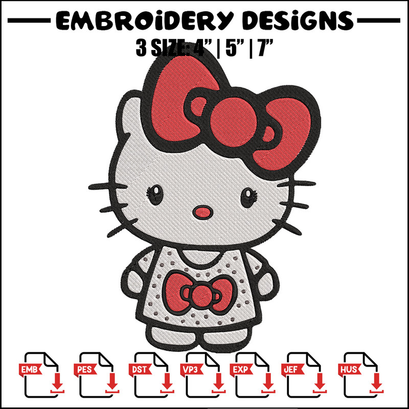 Hello kitty cute Embroidery Design,Hello kitty Embroidery,Embroidery File,Anime Embroidery,Anime shirt, Digital download.jpg
