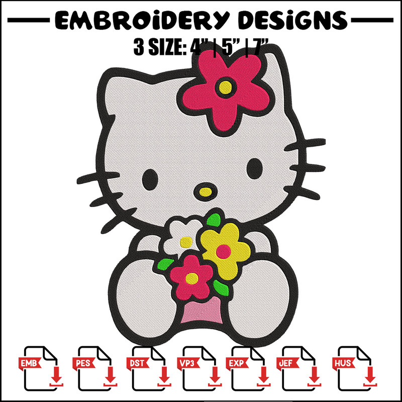 Hello kitty Embroidery Design, Hello kitty Embroidery, Embroidery File, Anime Embroidery, Anime shirt, Digital download.jpg