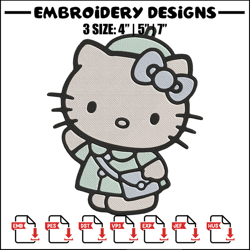 Hello Kitty girl Embroidery Design, Hello kitty Embroidery, Embroidery File, Anime Embroidery, Digital download.jpg