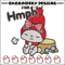 My Melody hmph Embroidery Design, Hello kitty Embroidery, Embroidery File, Anime Embroidery, Digital download.jpg