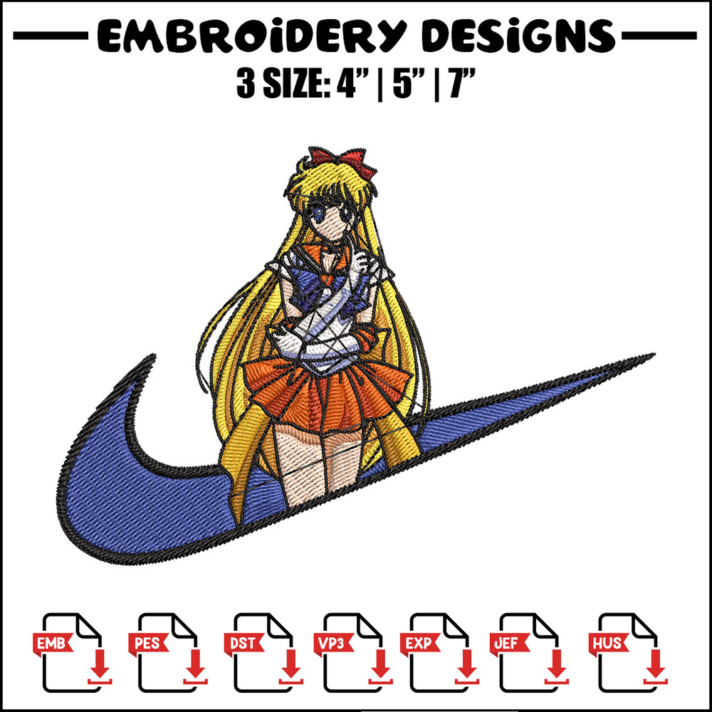 Sailor Moon Embroidery Design, Sailor Moon Embroidery, Embroidery File,Nike Embroidery, Anime shirt, Digital download.jpg