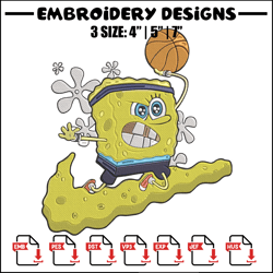 spongebob nike embroidery design, spongebob embroidery, embroidery file, nike embroidery, anime shirt, digital download