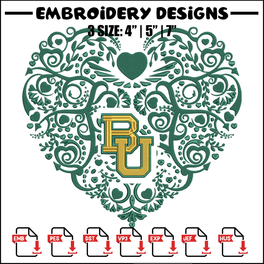 Baylor Bears heart embroidery design, Sport embroidery, logo sport embroidery, Embroidery design,NCAA embroidery.jpg