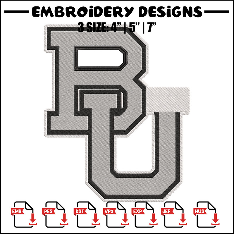 Baylor Bears logo embroidery design,NCAA embroidery, Sport embroidery,logo sport embroidery,Embroidery design.jpg