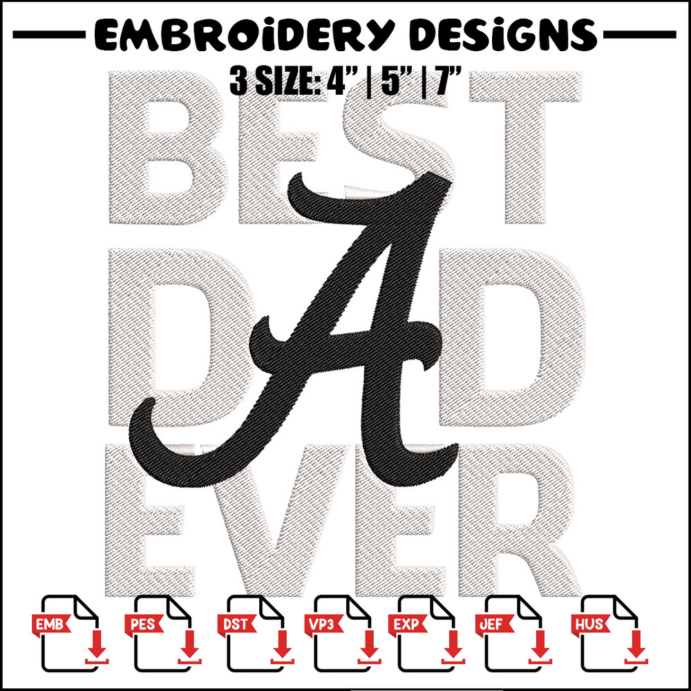 Best dad ever embroidery design, NCAA embroidery,Sport embroidery, Embroidery design,Logo sport embroidery.jpg