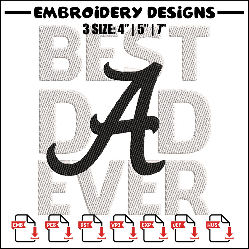 Best dad ever embroidery design, NCAA embroidery,Sport embroidery, Embroidery design,Logo sport embroidery.jpg