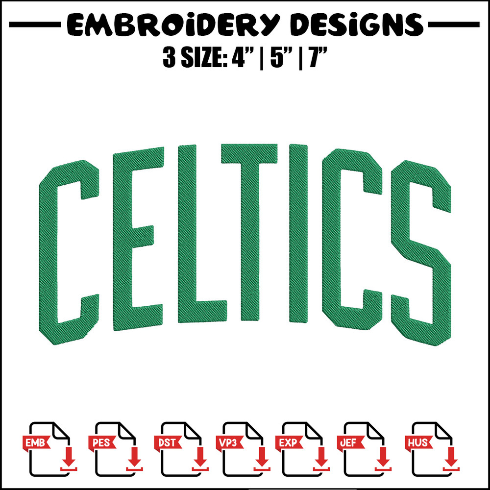 Boston Celtics logo embroidery design, NBA embroidery, Sport embroidery, Logo sport embroidery,Embroidery design.jpg