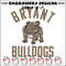 Bryant Bulldogs logo embroidery design,NCAA embroidery, Sport embroidery,logo sport embroidery,Embroidery design.jpg