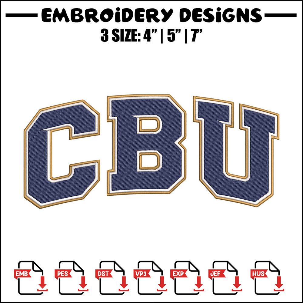 California Baptist logo embroidery design, NCAA embroidery, Sport embroidery, logo sport embroidery, Embroidery design..jpg