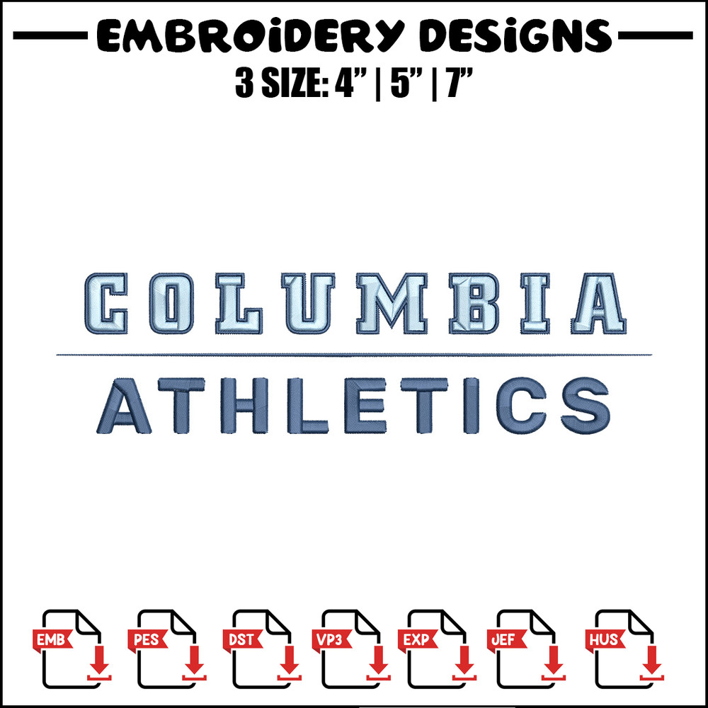 Columbia Lions logo embroidery design, Sport embroidery, logo sport embroidery, Embroidery design,NCAA embroidery.jpg