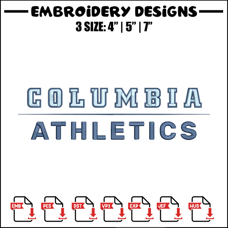 Columbia Lions logo embroidery design, Sport embroidery, logo sport embroidery, Embroidery design,NCAA embroidery.jpg