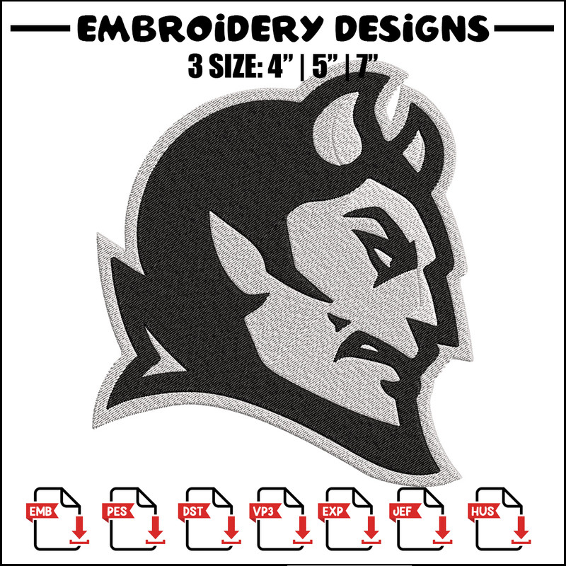 Duke Blue Devils logo embroidery design, NCAA embroidery,Sport embroidery, Logo sport embroidery, Embroidery design..jpg