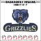 Memphis Grizzlies logo embroidery design, NBA embroidery, Sport embroidery,Embroidery design, Logo sport embroidery..jpg