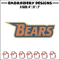 Morgan State Bears logo embroidery design, NCAA embroidery, Embroidery design, Logo sport embroidery,Sport embroidery.jpg