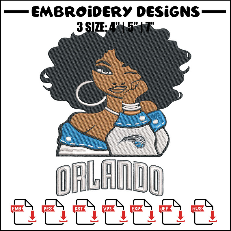 Orlando Magic girl embroidery design, NBA embroidery, Sport embroidery,Embroidery design ,Logo sport embroidery.jpg