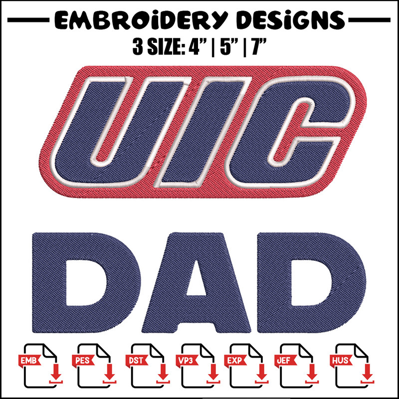 UIC Partners logo embroidery design,NCAA embroidery,Sport embroidery, logo sport embroidery,Embroidery design.jpg