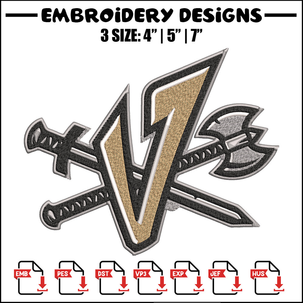 University of Idaho embroidery design, College embroidery,Sport embroidery, logo sport embroidery, Embroidery design.jpg