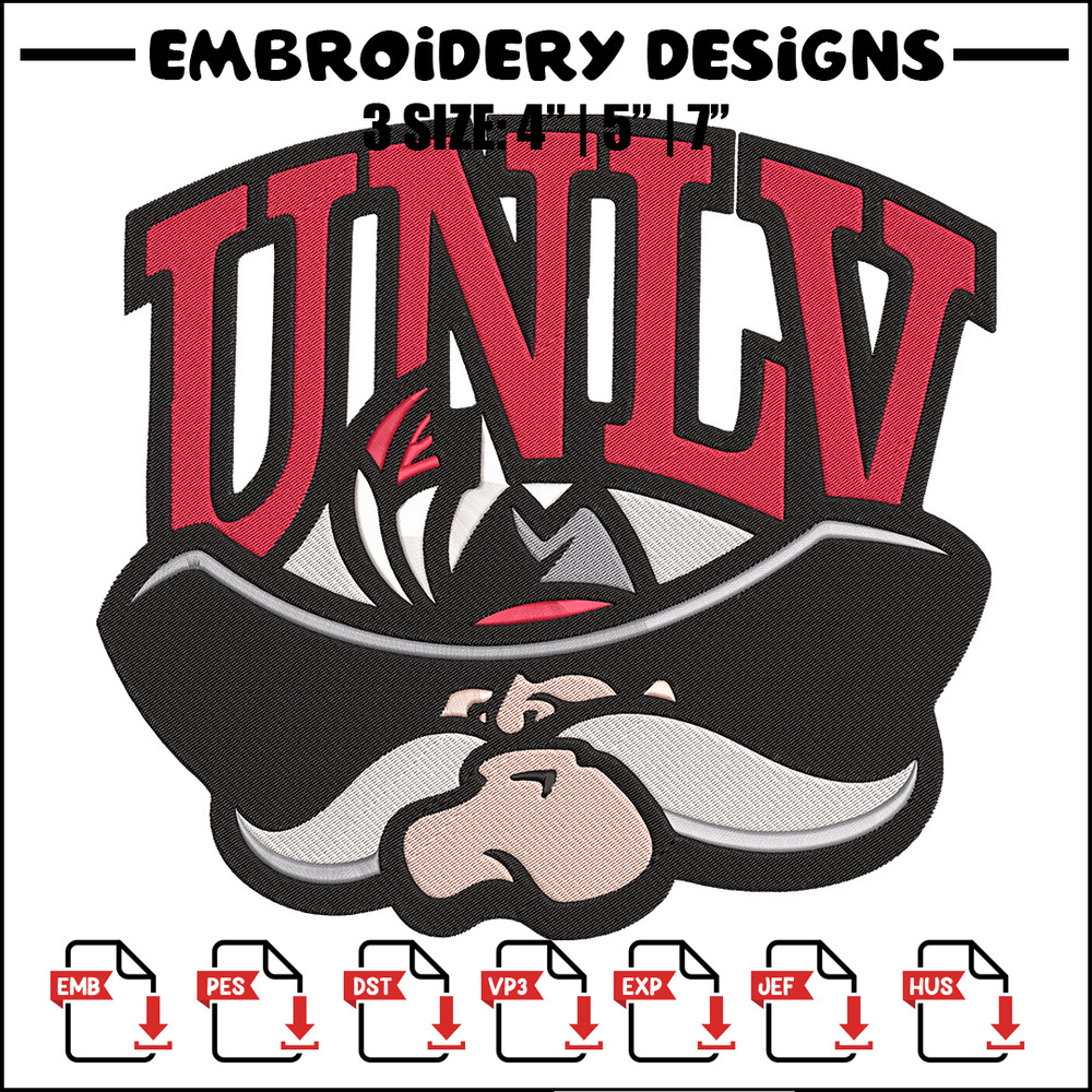 University of Nevada logo embroidery design, NCAA embroidery,Sport embroidery, Logo sport embroidery,Embroidery design..jpg