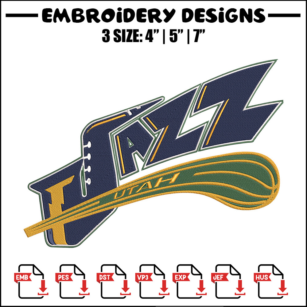 Utah Jazz logo embroidery design,NBA embroidery, Sport embroidery, Embroidery design, Logo sport embroidery..jpg