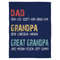 Dad Grandpa Great Grandpa Vintage Custom Name Blanket Gift For Grandpa 1