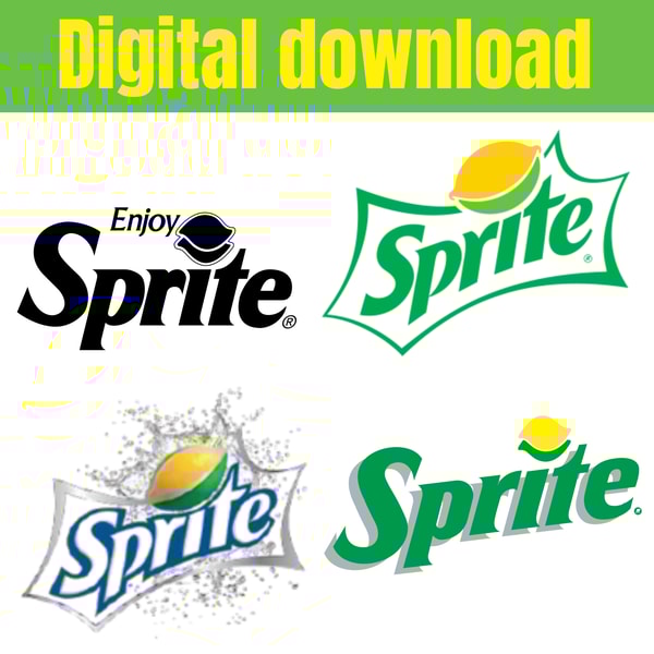 Sprite Logo I SVG .PNG Files I Digital Product I Sprite Png - Inspire ...