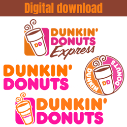 Dunkin Logo Icon I SVG .PNG Files I Digital Product I dunkin logo png I dunkin logo cup I new dunkin' logo png